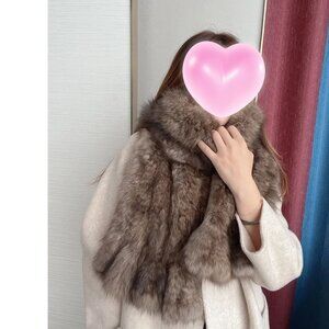 100% Genuine Russian Sable Fur Scarf/Shawl– Brand New Not Vintage